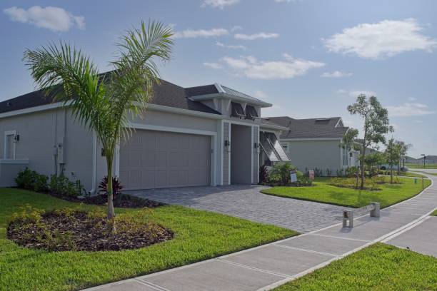 Residential Paver Driveway in Summerset, SD